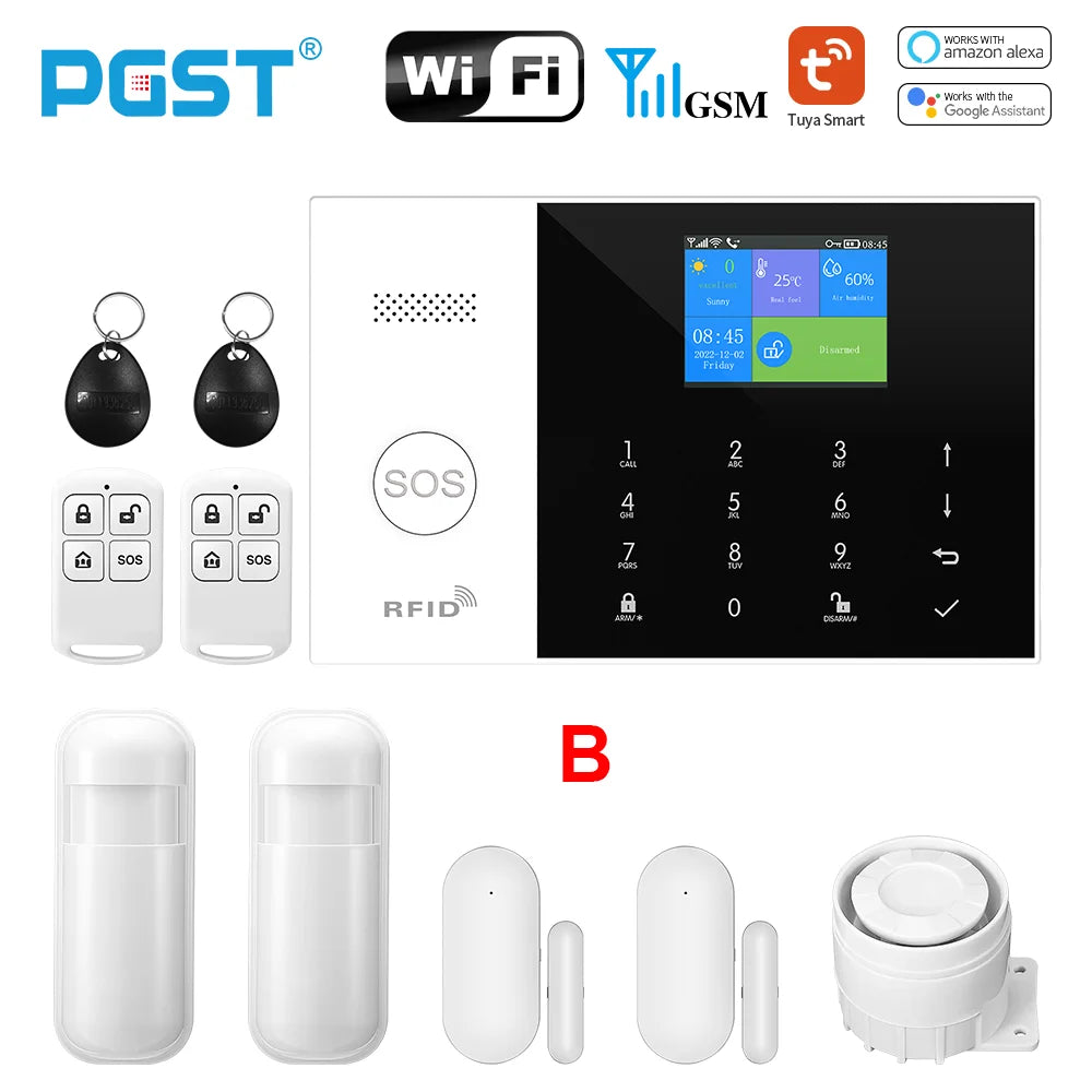 PGST Tuya Smart Home Alarm System