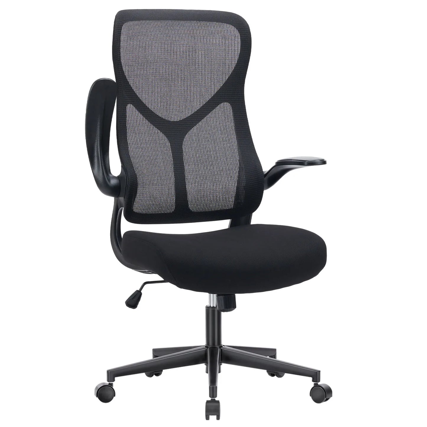 JHK Ergonomic Mesh High-Back Office Chair with Flip-Up Arms & Lumbar Support