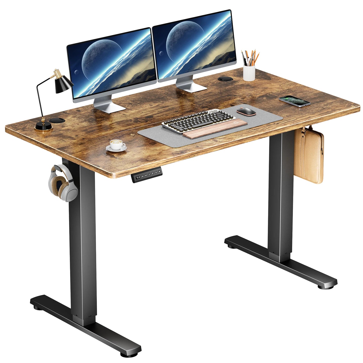 JHK Electric Height Adjustable Standing Desk - 40"x24"