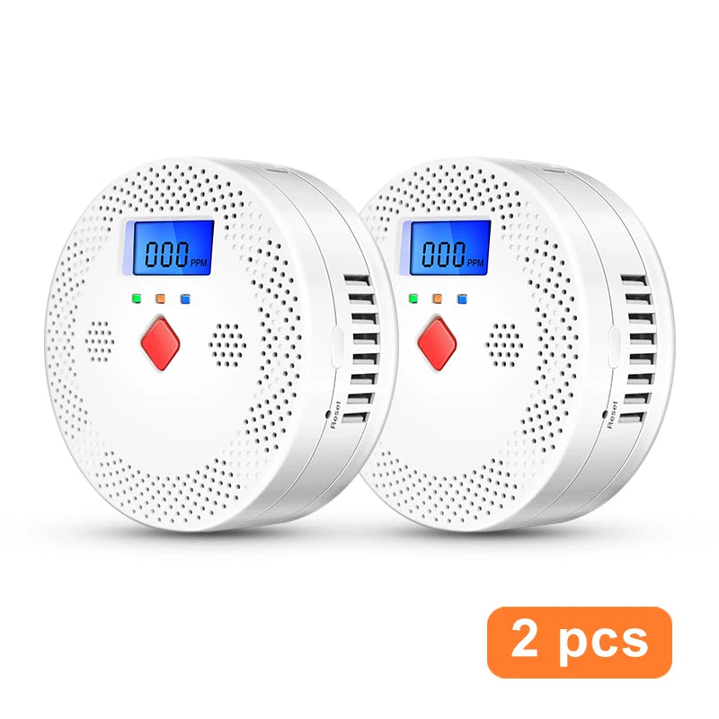 Tuya WiFi Smart Carbon Monoxide Detector with LCD & Alarm