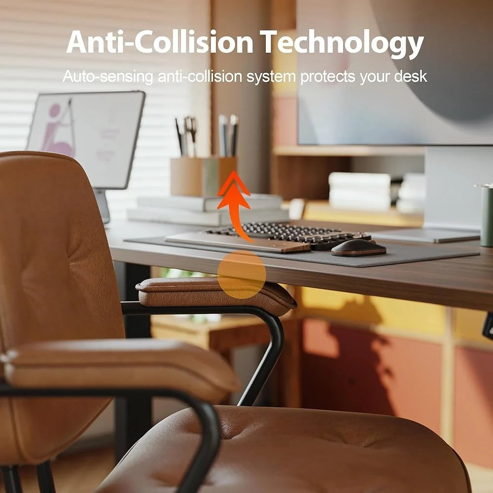 Adjustable Electric Standing Desk with Memory Presets & Hooks