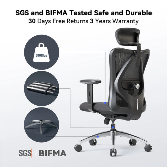 SIHOO M18 Ergonomic Office Chair for Big & Tall