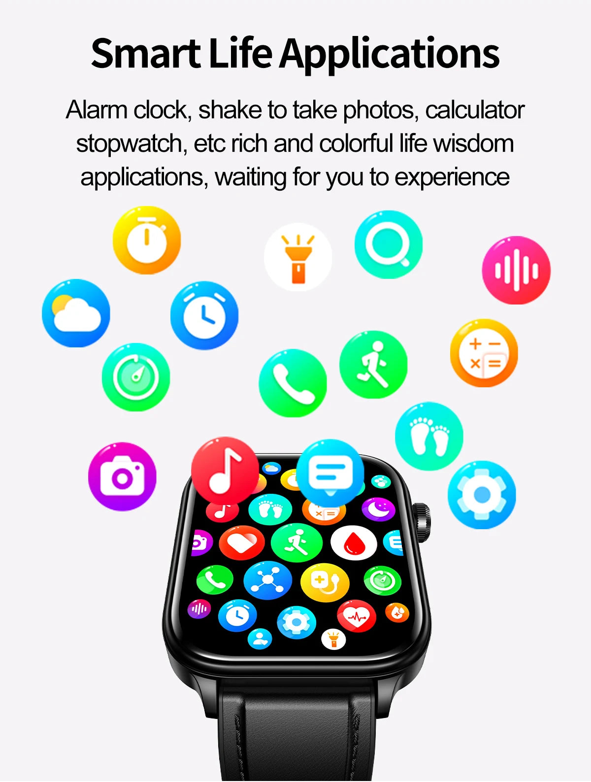 LIGE 2025 ECG+PPG Smart Watch – Health Monitor with Bluetooth Call