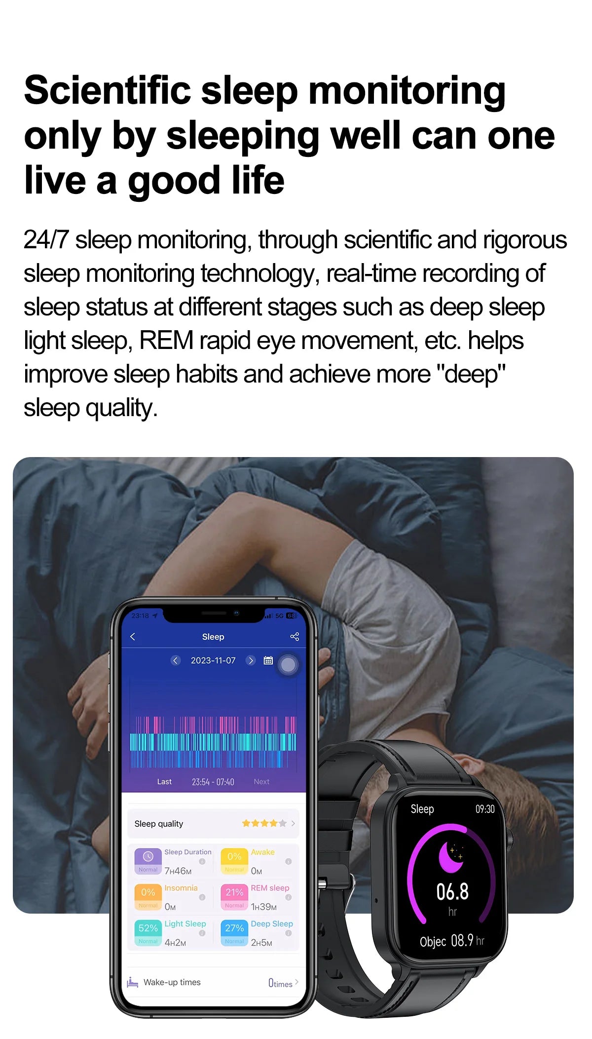 LIGE 2025 ECG+PPG Smart Watch – Health Monitor with Bluetooth Call