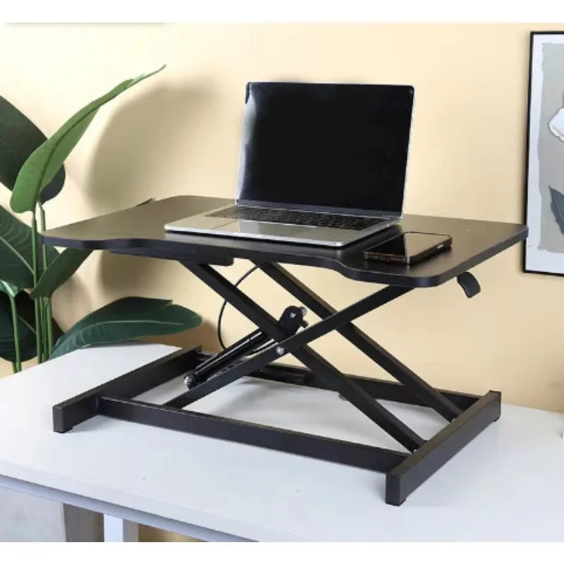 Ultra-Slim Height Adjustable Standing Desk Riser – Single Top