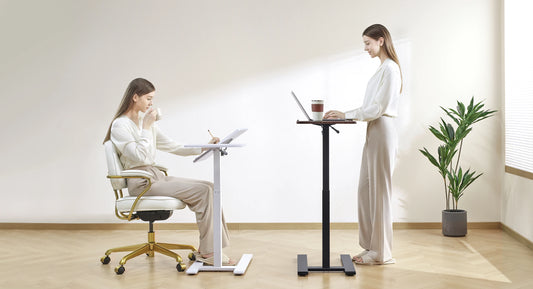 SIHOO Adjustable Standing Desk – 2-Piece Ergonomic Workstation