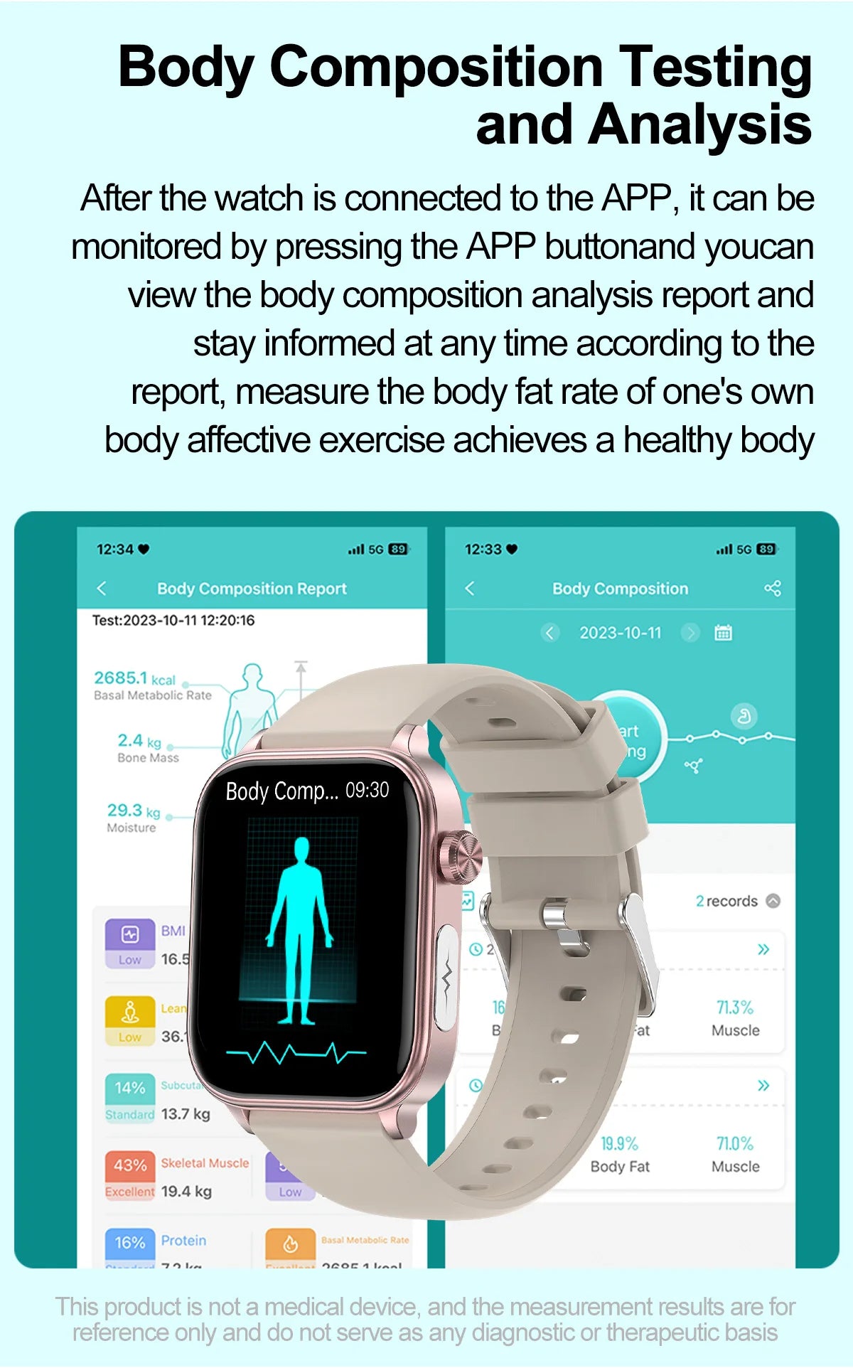 LIGE 2025 ECG+PPG Smart Watch – Health Monitor with Bluetooth Call
