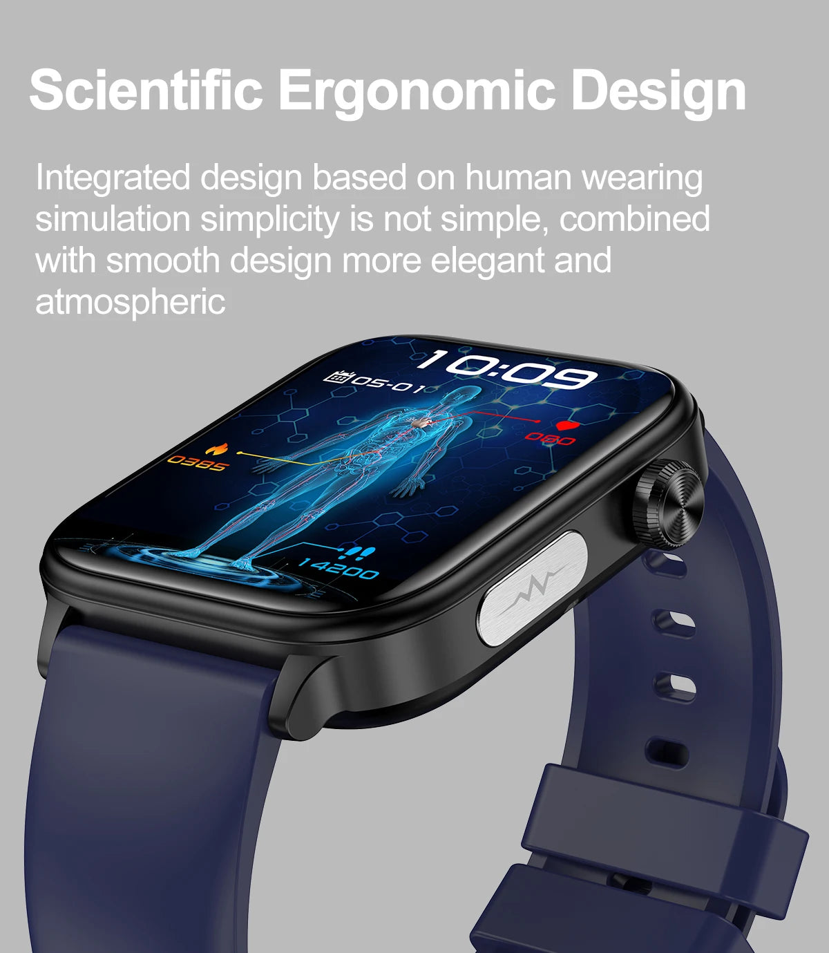 LIGE 2025 ECG+PPG Smart Watch – Health Monitor with Bluetooth Call