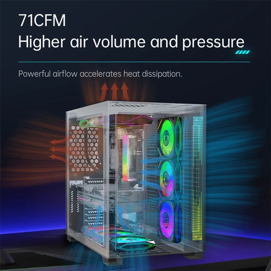 120mm ARGB PWM CPU Case Fans