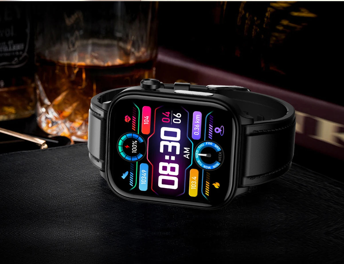 LIGE 2025 ECG+PPG Smart Watch – Health Monitor with Bluetooth Call
