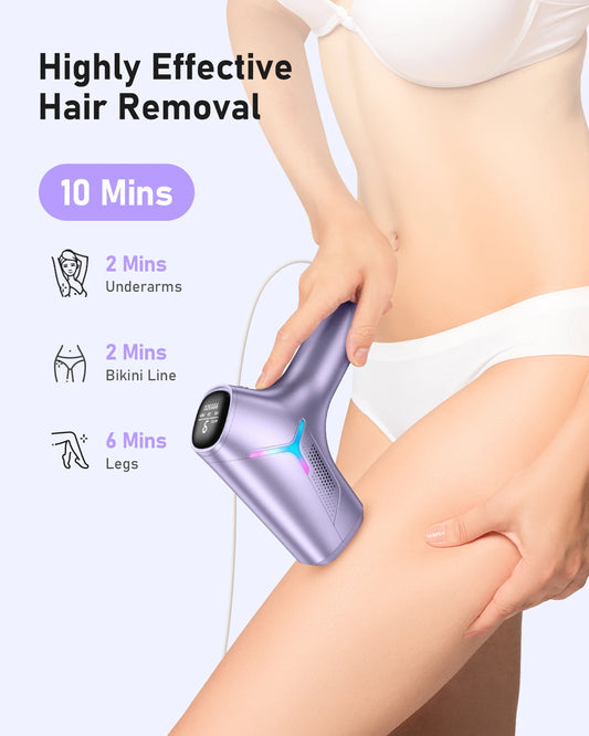 IPL Laser Hair Removal Device – 999,999 Flashes, 9 Levels