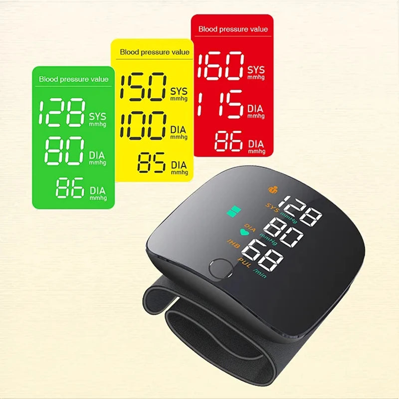 USB Digital Wrist Blood Pressure Monitor with Pulse Rate Measurement