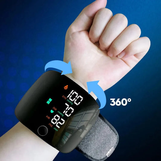 USB Digital Wrist Blood Pressure Monitor with Pulse Rate Measurement
