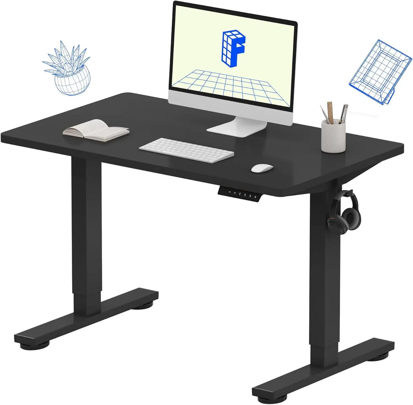 EN1 Adjustable Electric Standing Desk - 48"x24"