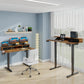 Vabches Electric Standing Desk – Height Adjustable with LED Light, Power Outlet & Metal Legs