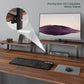 Electric Adjustable Height Desk with Dual Monitor Shelves & Memory Controller