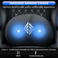 Ergonomic Gaming Chair with Footrest, Massage & Bluetooth Speakers