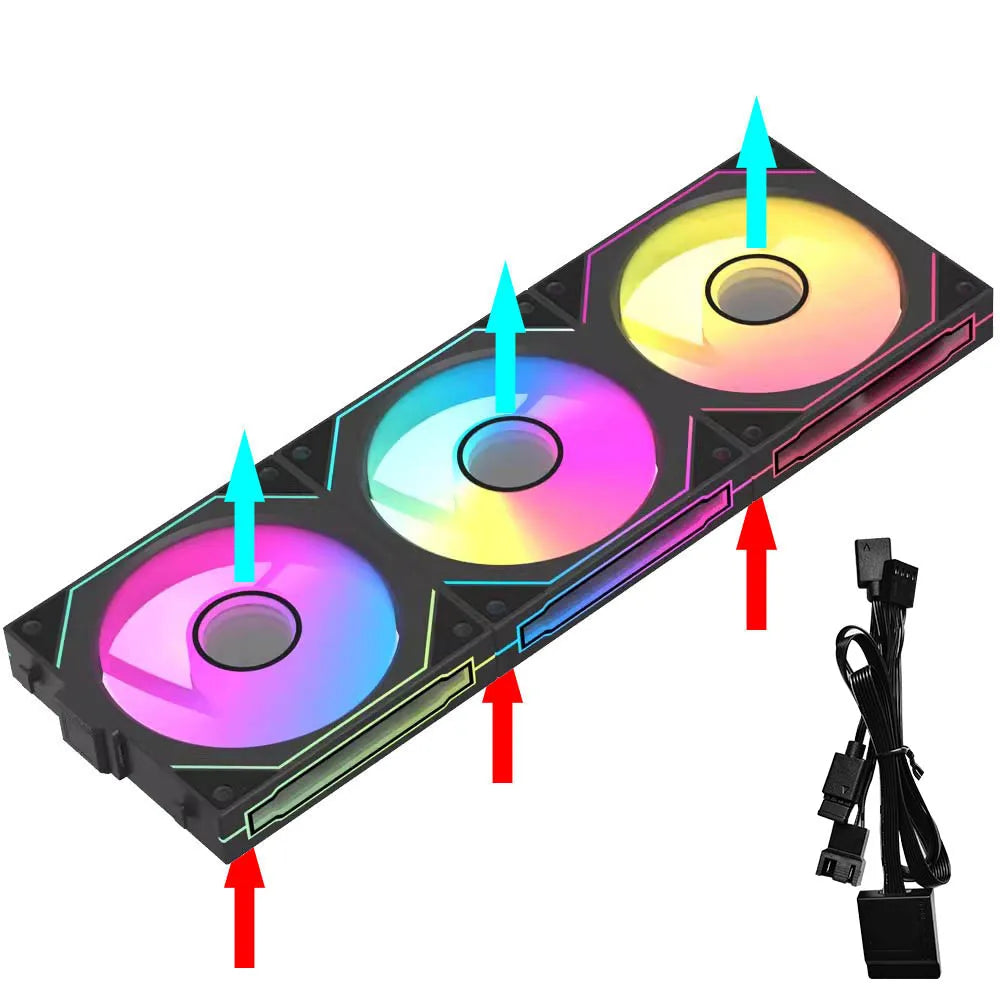 JUMPEAK MX120 ARGB 360mm CPU Case Fans