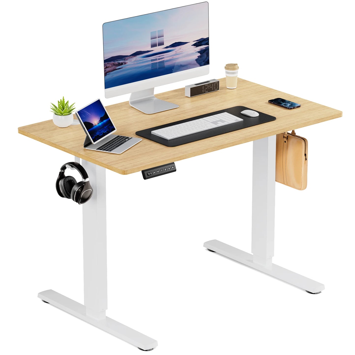 JHK Electric Height Adjustable Standing Desk - 40"x24"