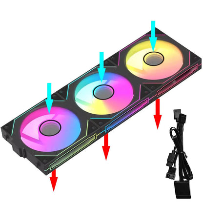 JUMPEAK MX120 ARGB 360mm CPU Case Fans