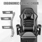 Ergonomic Gaming Chair with Footrest