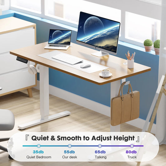 JHK Electric Height Adjustable Standing Desk - 40"x24"
