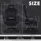 Fabric Gaming Chair with Footrest