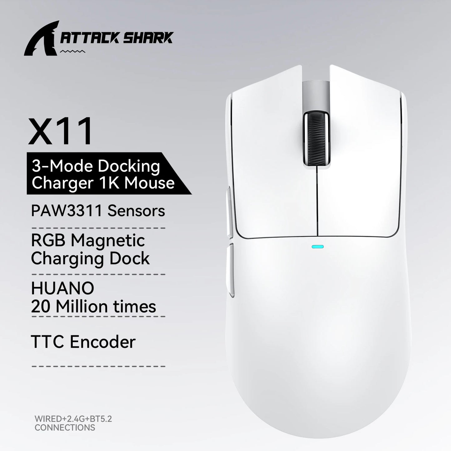 Attack Shark X11 Wireless Gaming Mouse