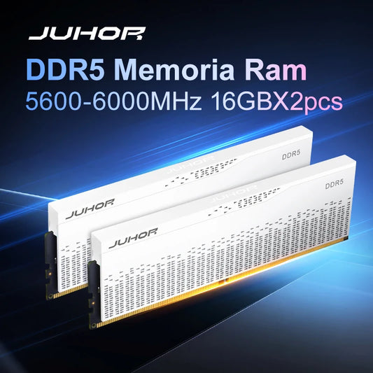 JUHOR DDR5 Gaming RAM – 16GB/32GB, 5600–7200MHz