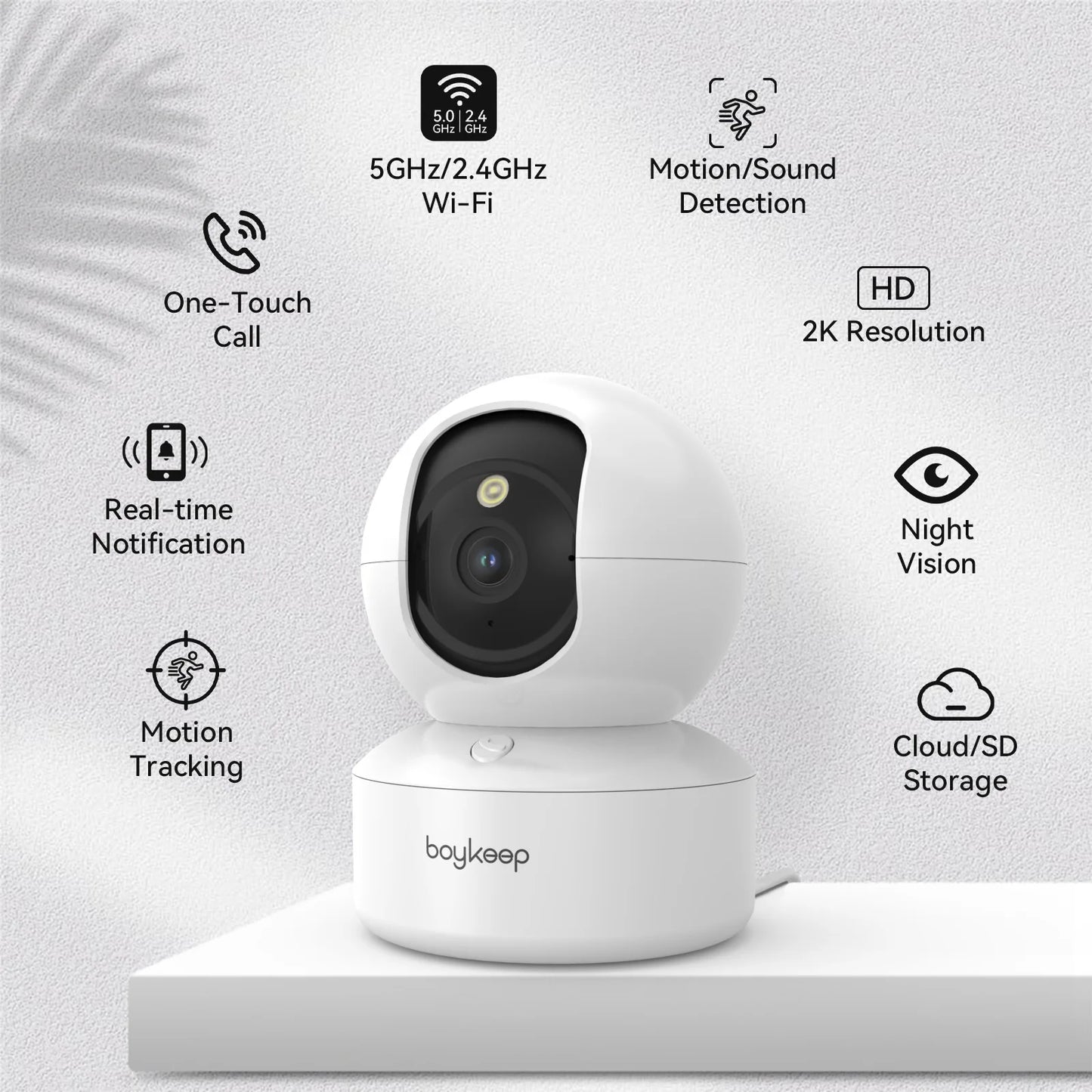 BoyKeep 3MP Smart WiFi Security Camera