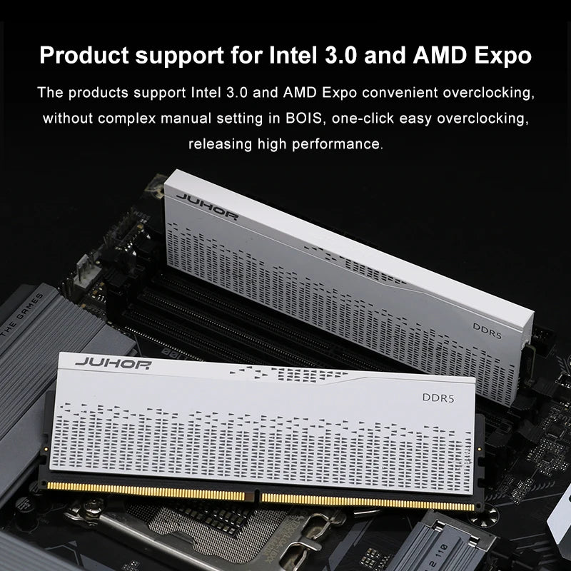 JUHOR DDR5 Gaming RAM – 16GB/32GB, 5600–7200MHz