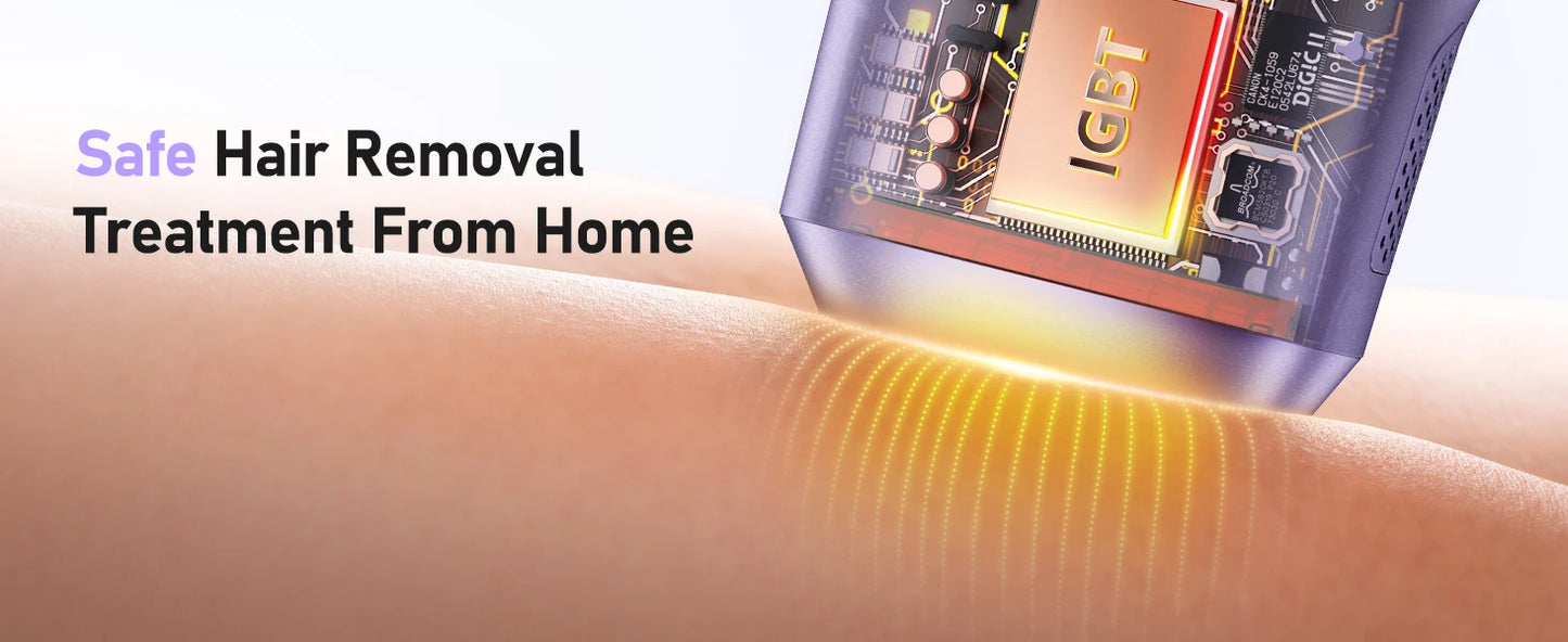 IPL Laser Hair Removal Device – 999,999 Flashes, 9 Levels
