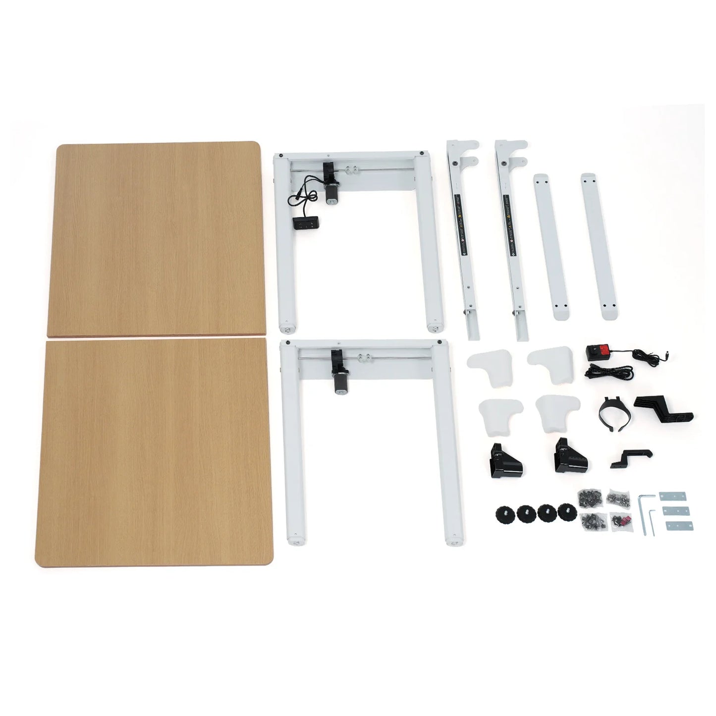L-Shaped Electric Standing Desk – 63/71" x 43", Dual Motor with Memory Controller