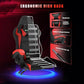 RGB LED Gaming Chair – Ergonomic Recliner with PU Leather & Headrest