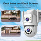 Jooan 4K 8MP Dual-Lens Outdoor PTZ WiFi Security Camera