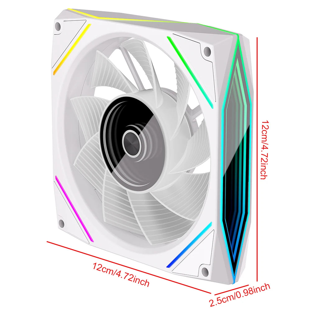 120mm ARGB PWM CPU Case Fans