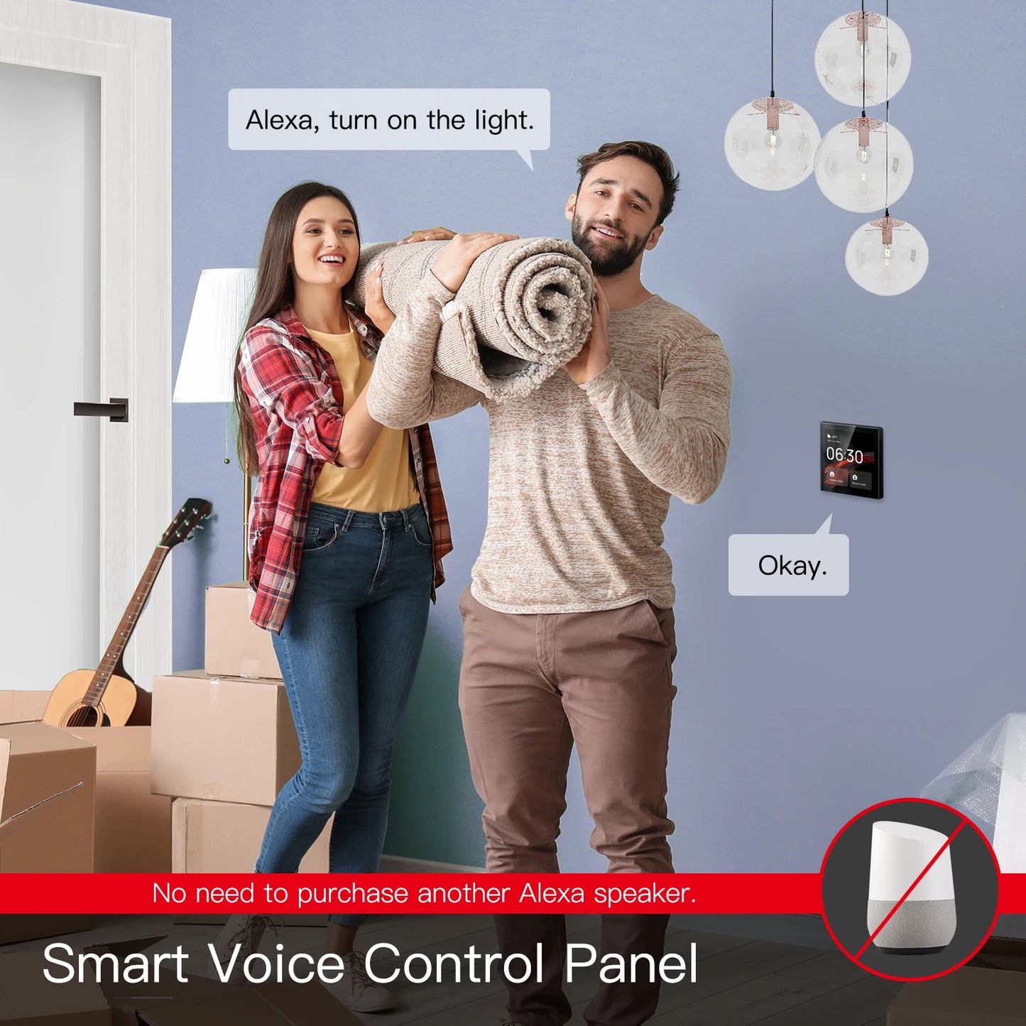 Tuya 4" Smart Touch Control Panel