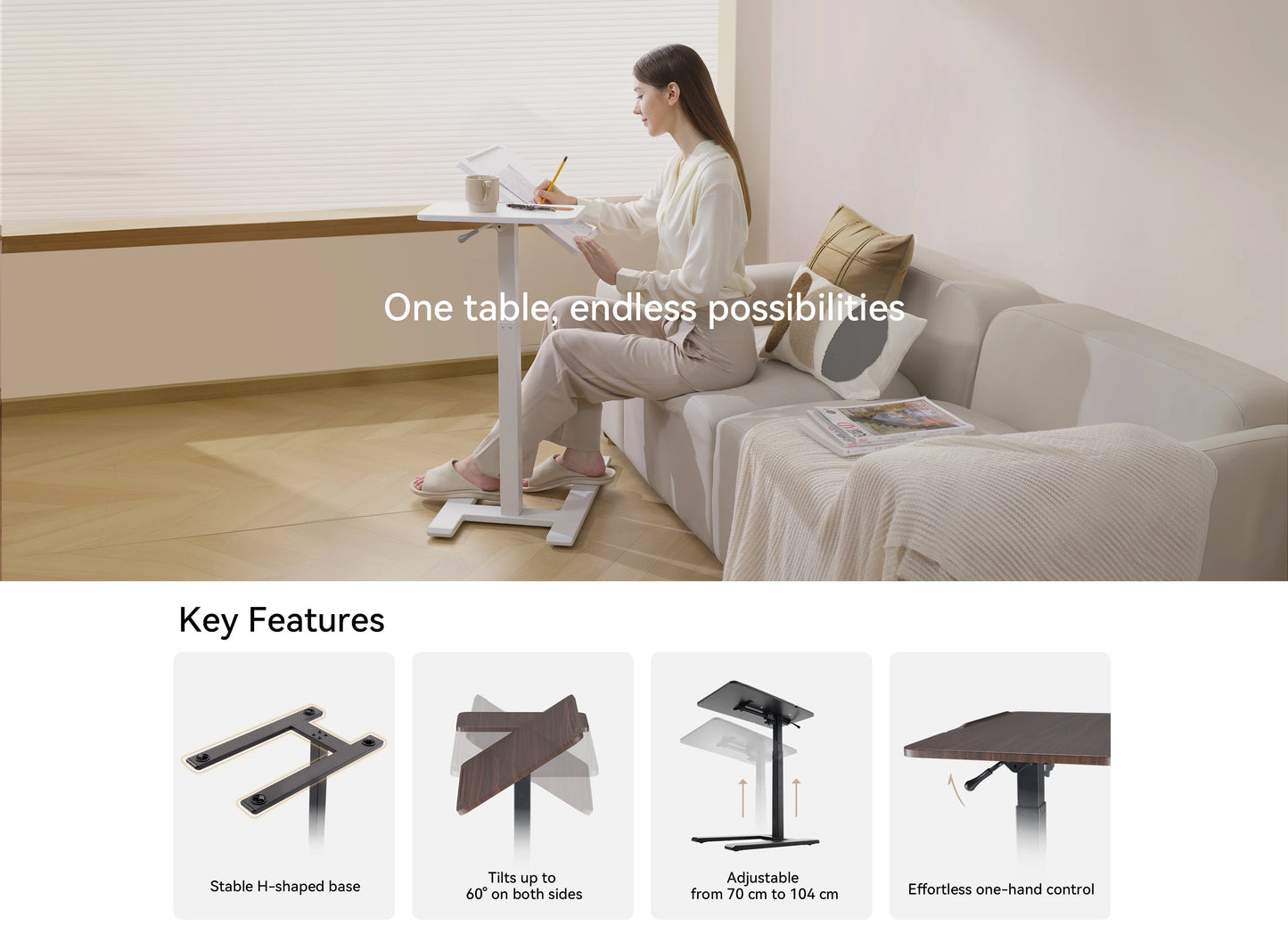 SIHOO Adjustable Standing Desk