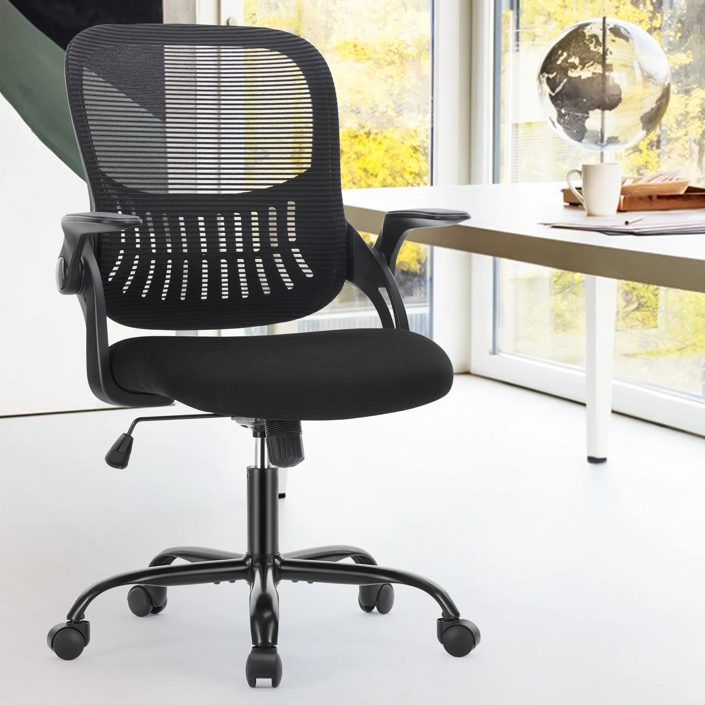 JHK Ergonomic Mesh Office Chair with Adjustable Height & Swivel Wheels