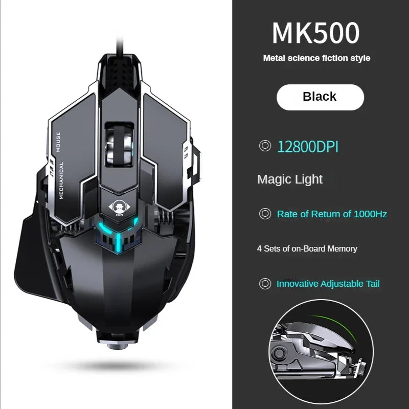 9-Key Wired Gaming Mouse