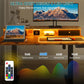 Vabches Electric Standing Desk – Height Adjustable with LED Light, Power Outlet & Metal Legs