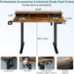 Vabches Electric Height Adjustable Desk with Power Outlet
