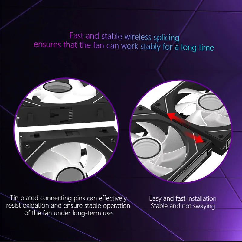 JUMPEAK MX120 ARGB 360mm CPU Case Fans