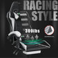 Ergonomic Gaming Chair with Footrest & Headrest Support