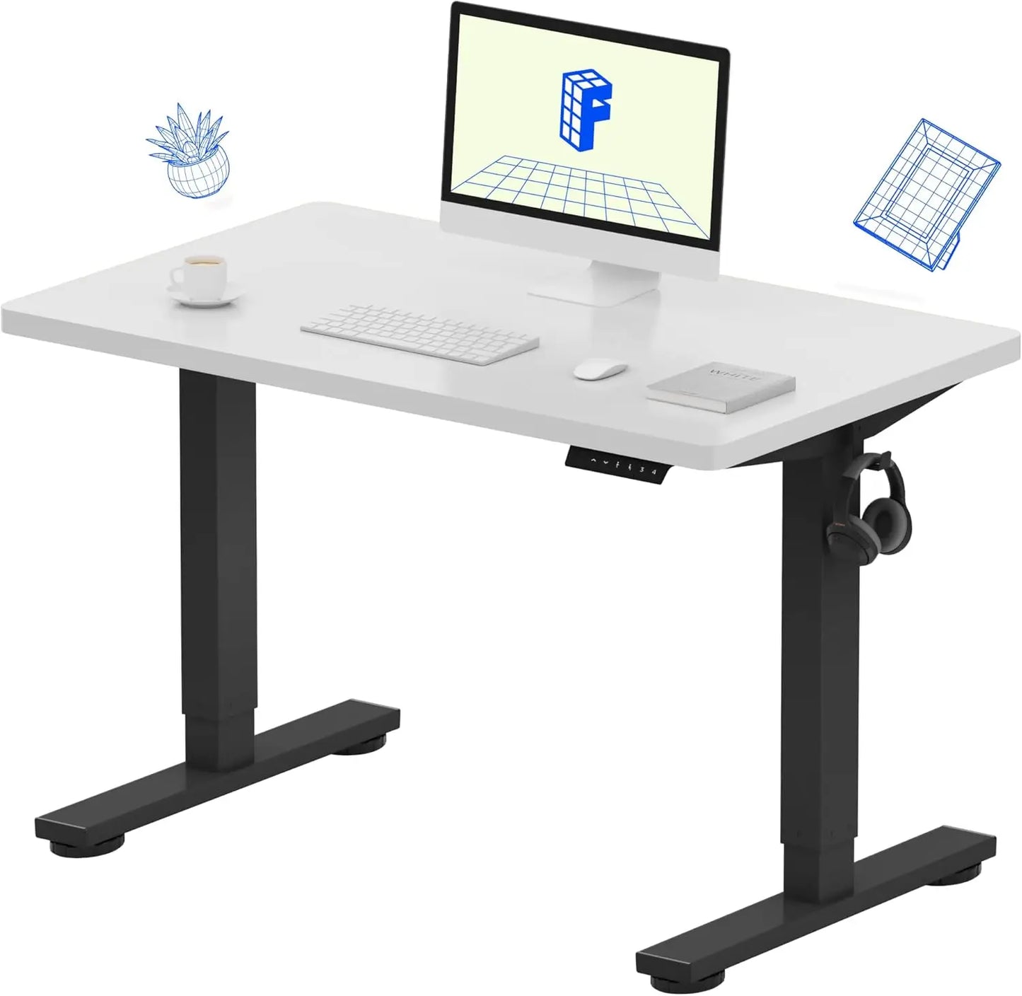 EN1 Adjustable Electric Standing Desk - 48"x24"