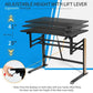 Pneumatic Height Adjustable Gaming Desk – T-Shaped with Power Strip Tray