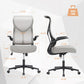 JHK Ergonomic Mesh High-Back Office Chair with Flip-Up Arms & Lumbar Support