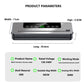 Electric Vacuum Sealer with Built-in Cutter – Dry/Wet Food Mode