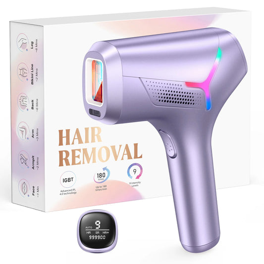 IPL Laser Hair Removal Device – 999,999 Flashes, 9 Levels