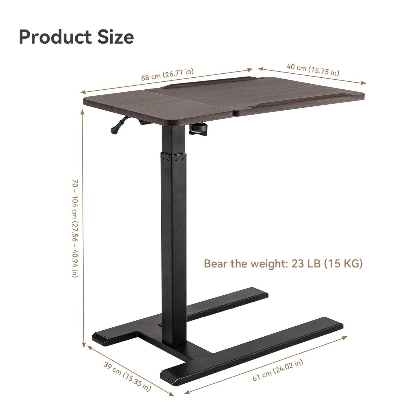 SIHOO Adjustable Standing Desk – 2-Piece Ergonomic Workstation